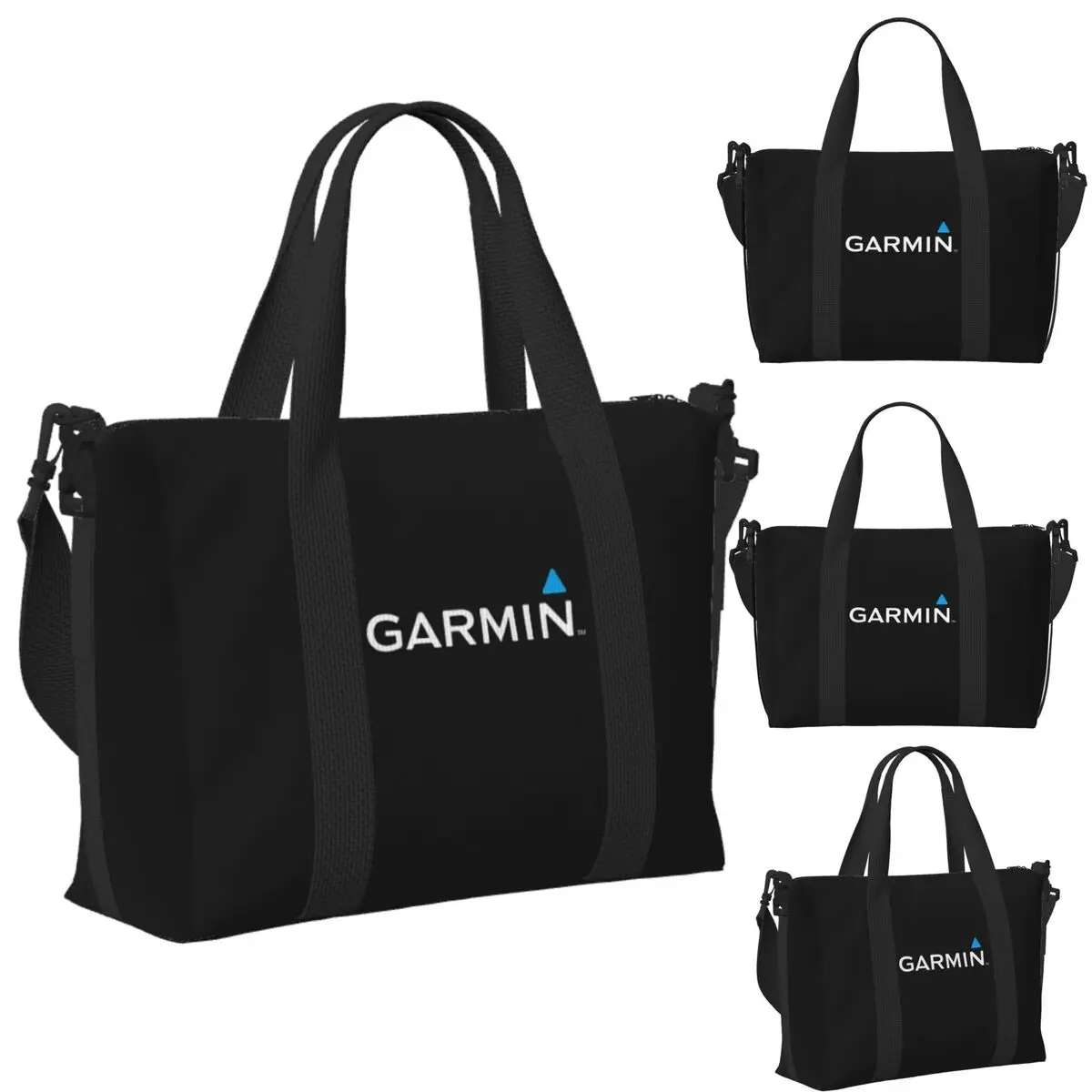 Custom Official Garmin Original Merchandise Classic Beach Travel Bag Tote Bags for Gym Yoga Women Shopping Duffle Shoulder Bag