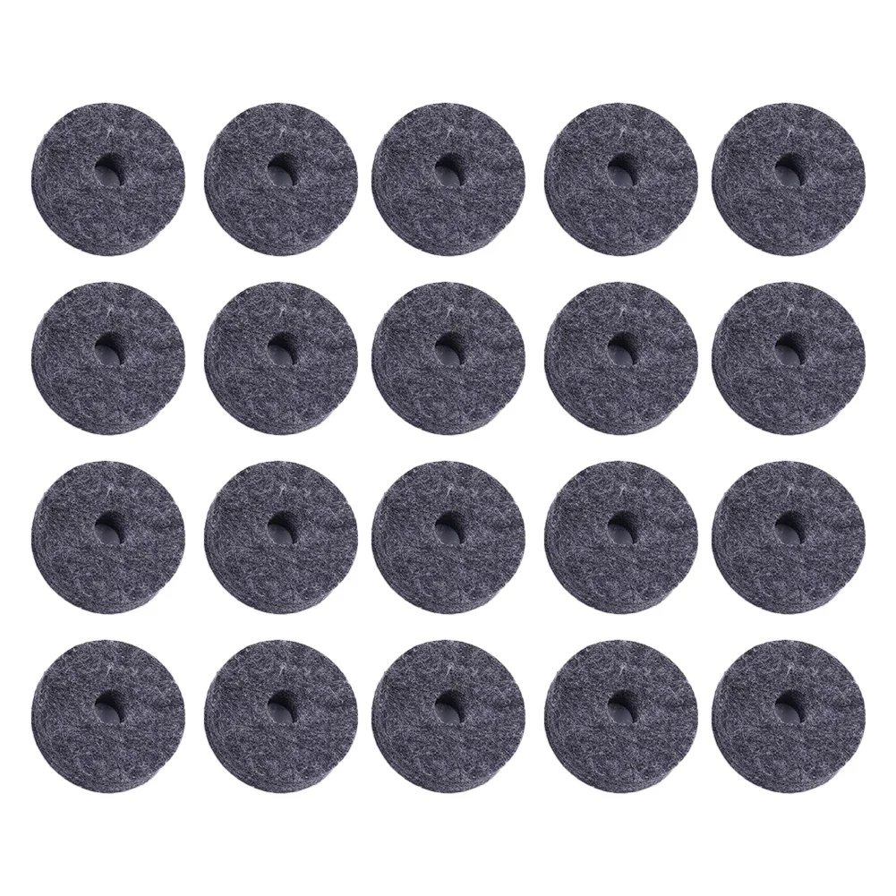 Durable High Quality Hot Sale Useful Brand New Best Cymbal Felt Washer 20pcs Crash Cymbals Clutch Drum Felts KIT