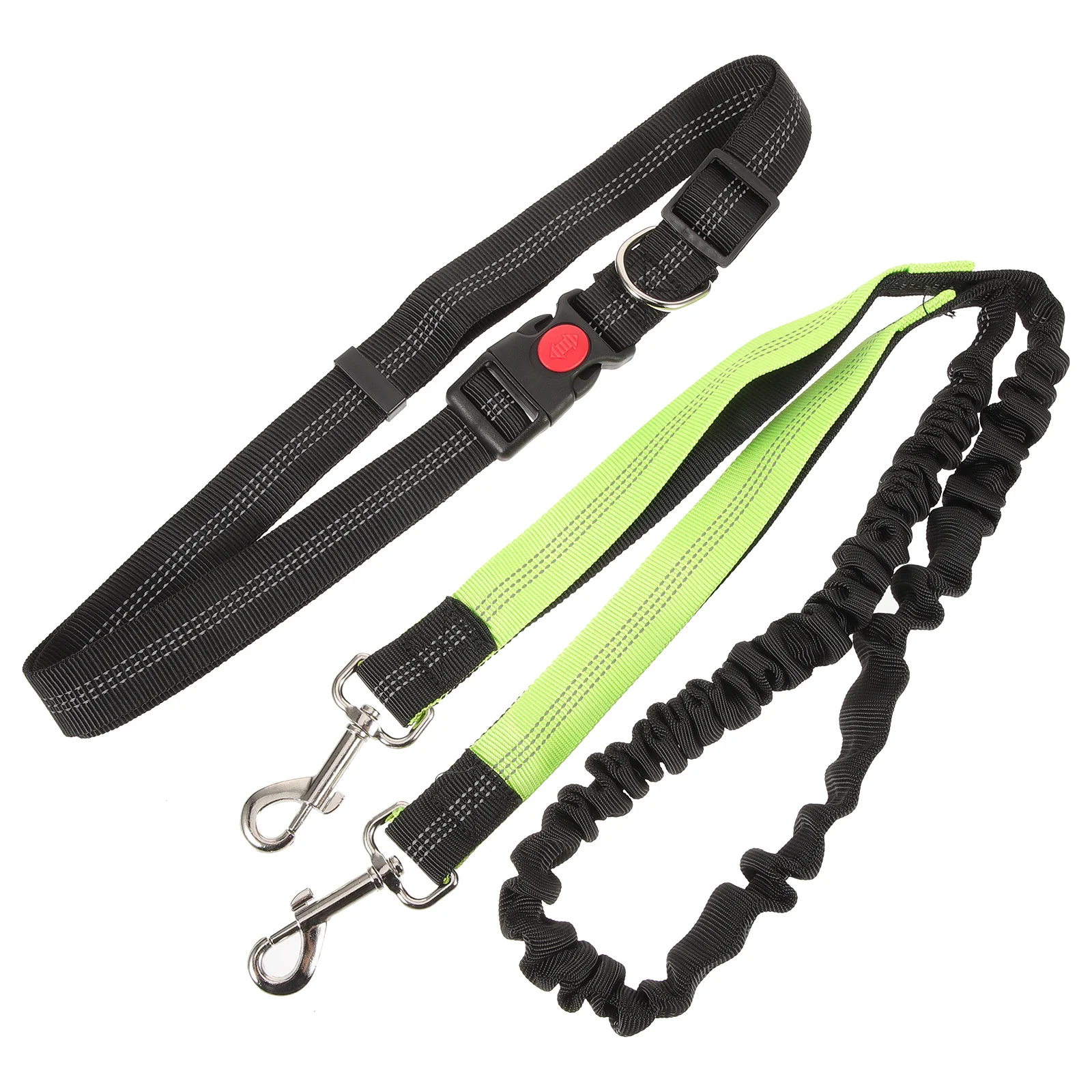 

Sports Traction Rope Waist Belt Running Dog Leash Hands-free Polyester Reflective