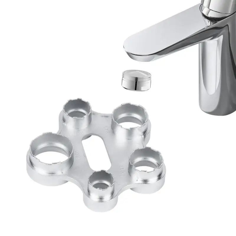 

1Pcs Faucet Aerators Removal Tools Multifunctional Wrench Practical Faucet Aerator Key Hand Tools For Bathroom Kitchen Sink