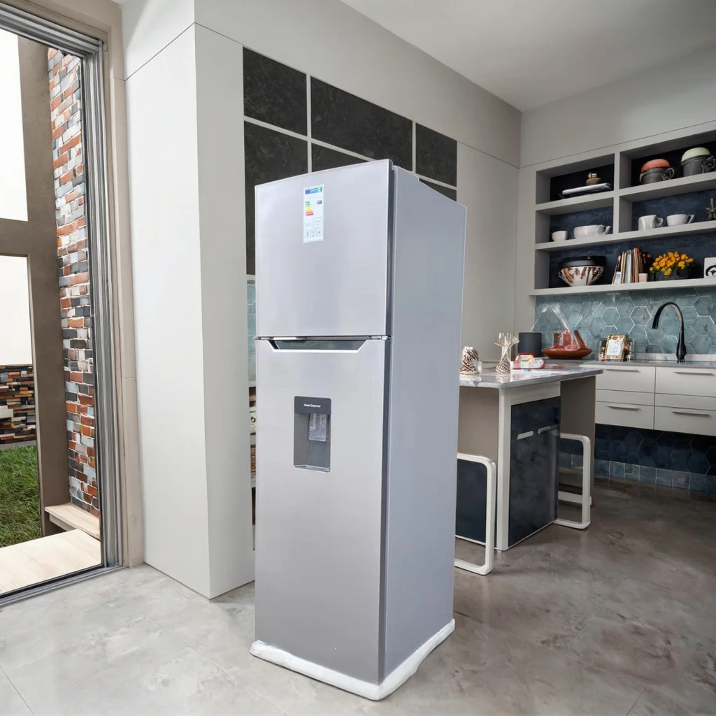 280L Top-Freezer Stainless Steel Refrigerator Water Dispenser 2-Door Fridge For Home RV Hotel US Hot Selling Appliance