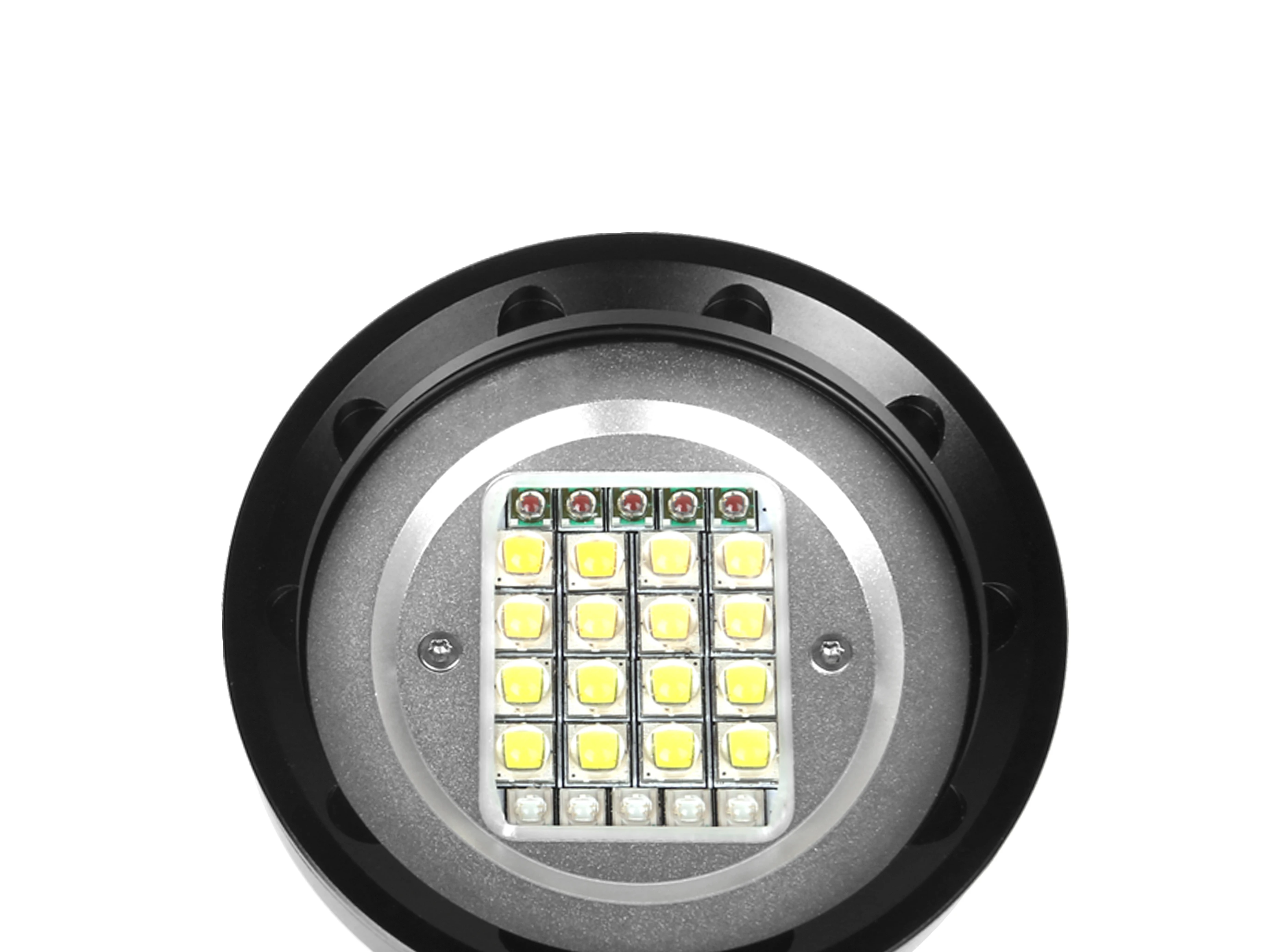 

2025 13000 Lumens Aspheric UV Flashlight 395nm Waterproof Magnetic Photography Torch for Outdoor Diving and Adventure