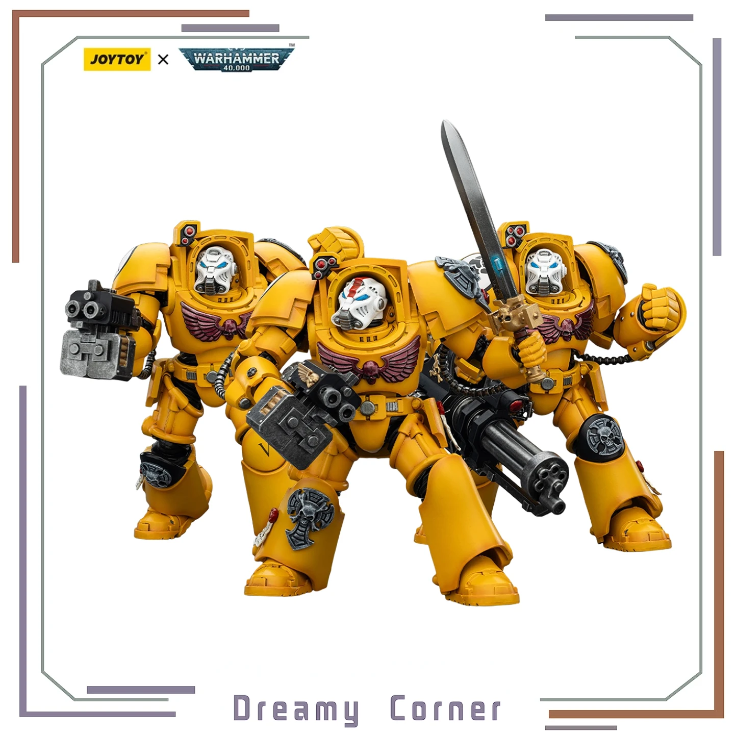 

【Pre-sale】Original JOYTOY Warhammer 40K Imperial Fists Terminator 1/18 Action Figure Toy Collection