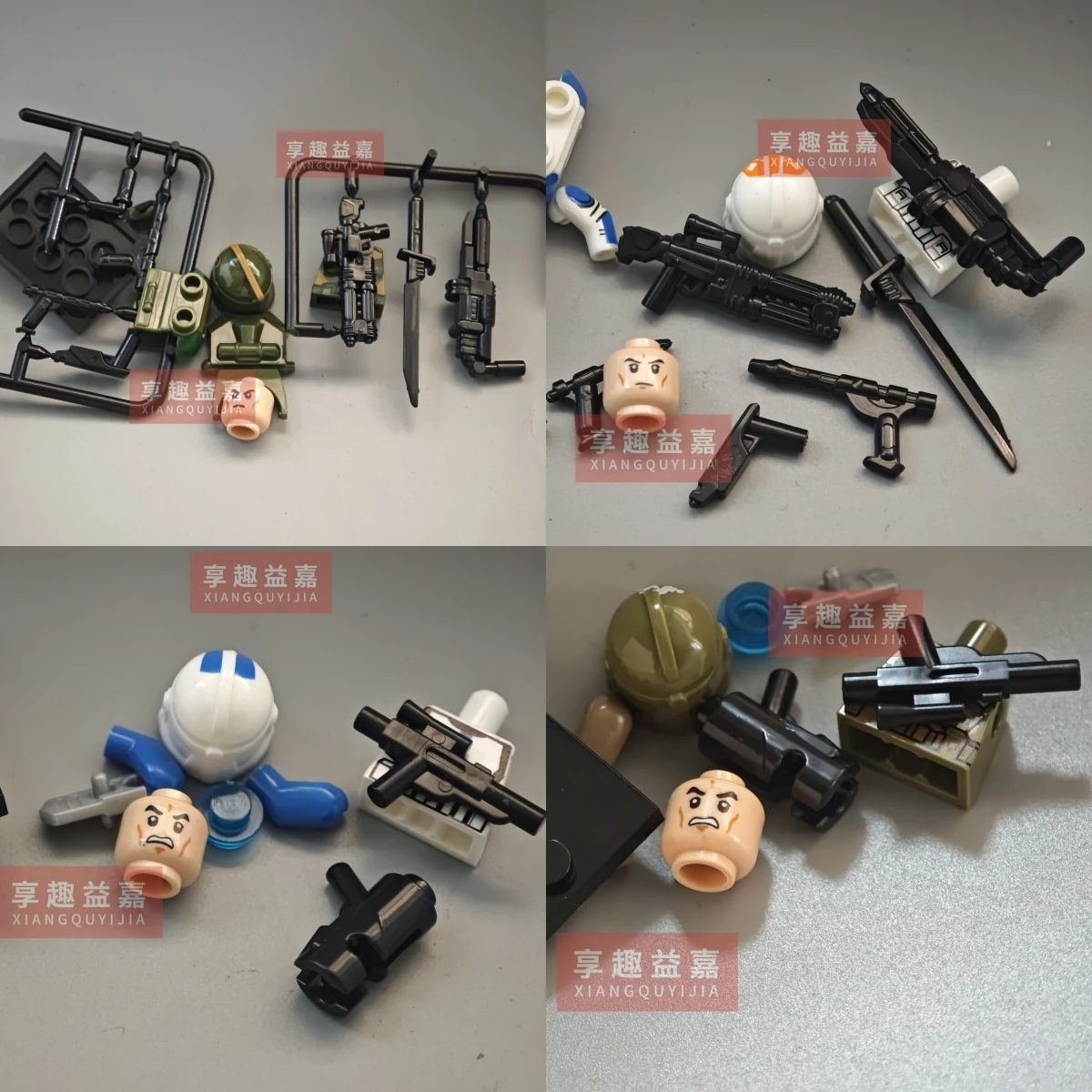 MOC 4.5CM Film Model  Army Mini Doll  Action Figures DIY Assembled Character Doll Gifts