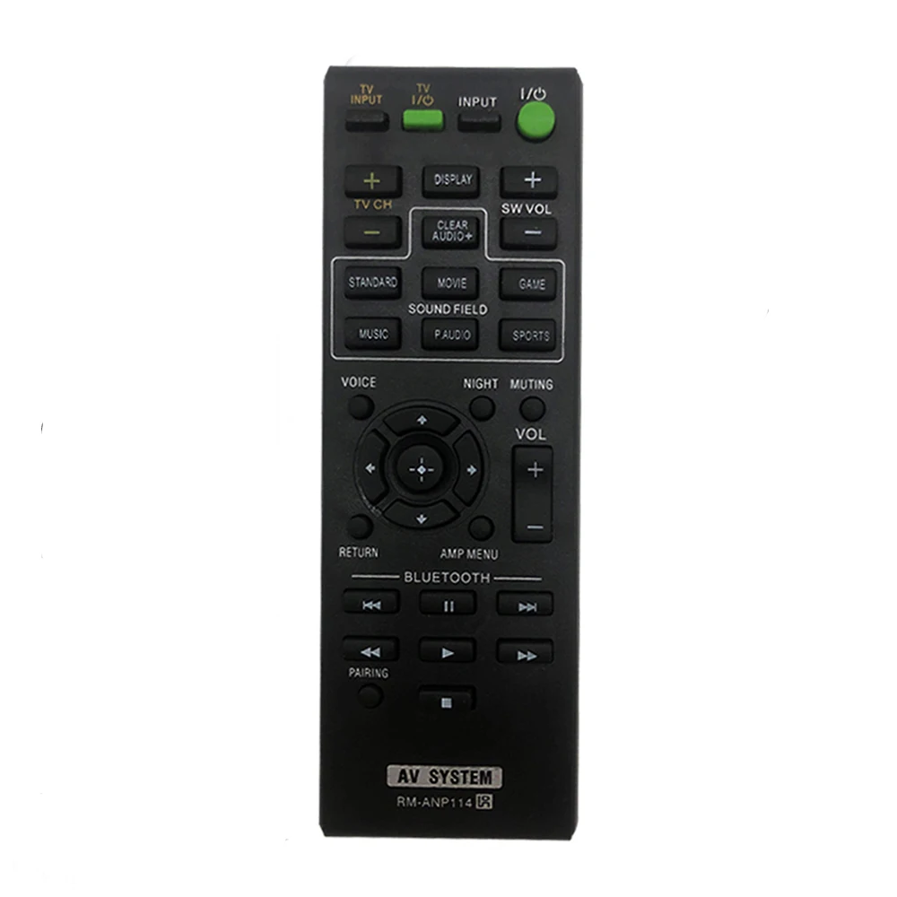 Replacement for Sony RM-ANP114 Remote Control Compatible with Sony Soundbar Controller RM-ANP115 RM-ANP116 HT-CT770