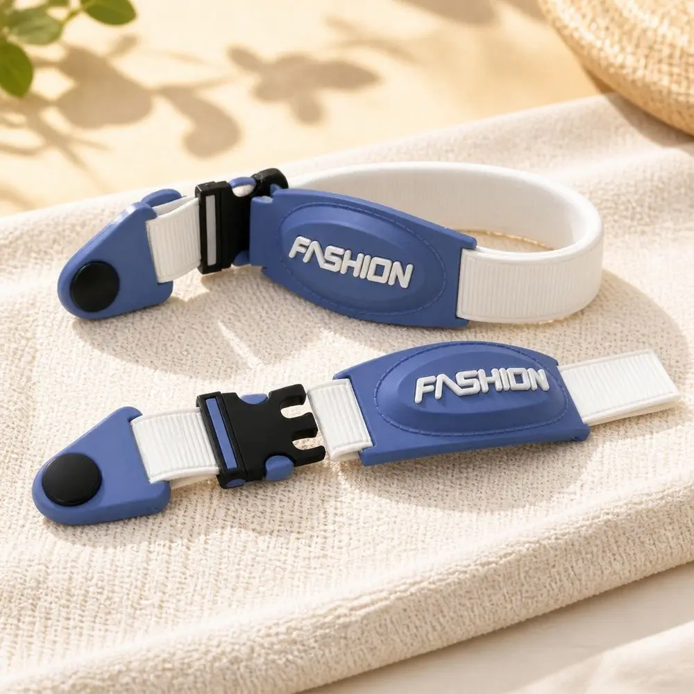 1pair Adjustable Hole Shoes Strap Fix Buckles Detachable Sandals Straps DIY Shoe Decoration Secure Fit Sandals Laces