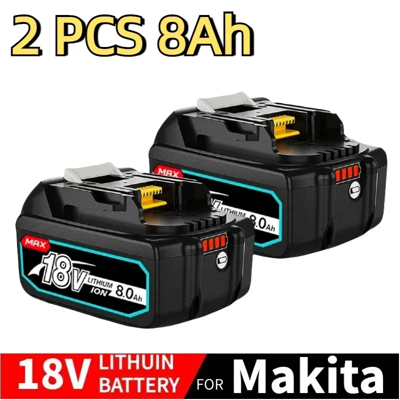 Batterie pour perceuses sans fil, 18V, 8Ah, BL1830B, BL1840B, BL1860, BL1890, BL1815, BL1830, LXT400