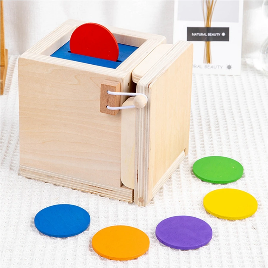 4-in-1 Coin Ball Box Multi-function Stick Pull Radish Game Montessori Color Matching Building Block Kid Puzzle Box Toy