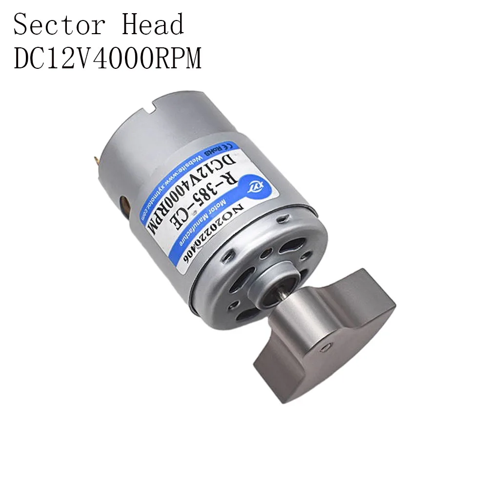 1 PC 12V/24V 4000RPM/8000RPM Forward And Reversal Motor RF-385 Miniature DC Vibration Motor With Round/Sector Head