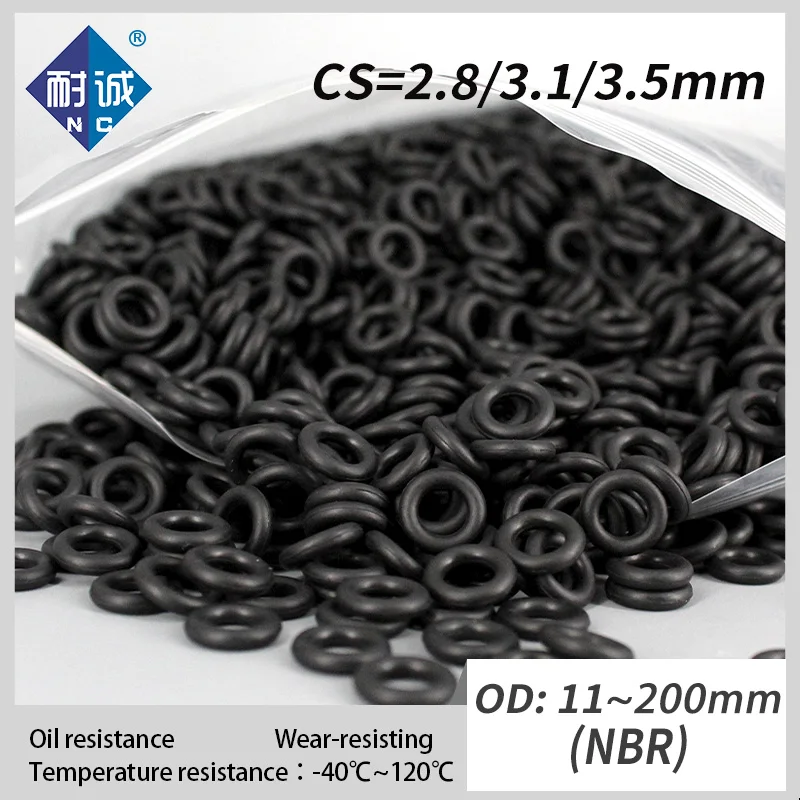 

Бесплатная доставка NBR CS 2,8/3,1/3,5 мм, толщина OD4-170 мм, черное уплотнительное кольцо из нитриловой резины, аппаратная шайба, уплотнительное кольцо, плоская прокладка