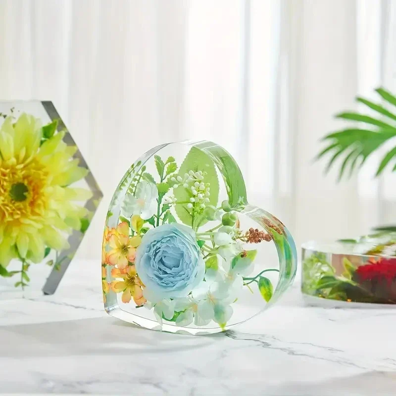 

Новый силиконовый набор форм для смолы, большие силиконовые стары для эпоксидной смолы, консервации цветов, стартовый набор для хранения поделок из смолы Ldeal