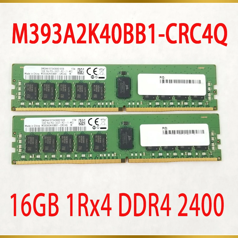 

For Samsung RAM 16G 16GB 1Rx4 DDR4 2400 PC4-2400T-R Server Memory M393A2K40BB1-CRC4Q