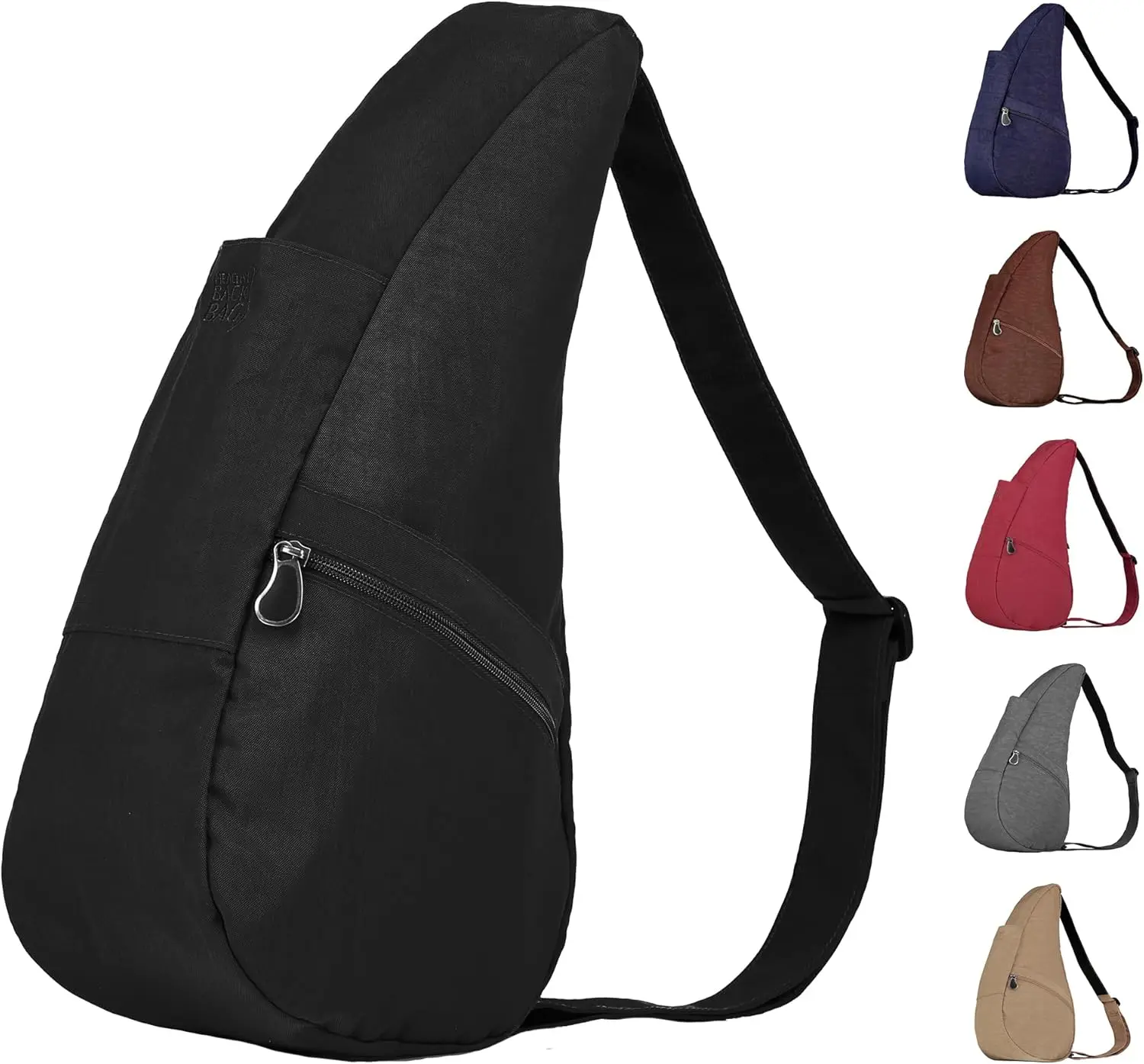 

17" Nylon Ergonomic Crossbody Sling Bag for Everyday Travel & Walking Comfort