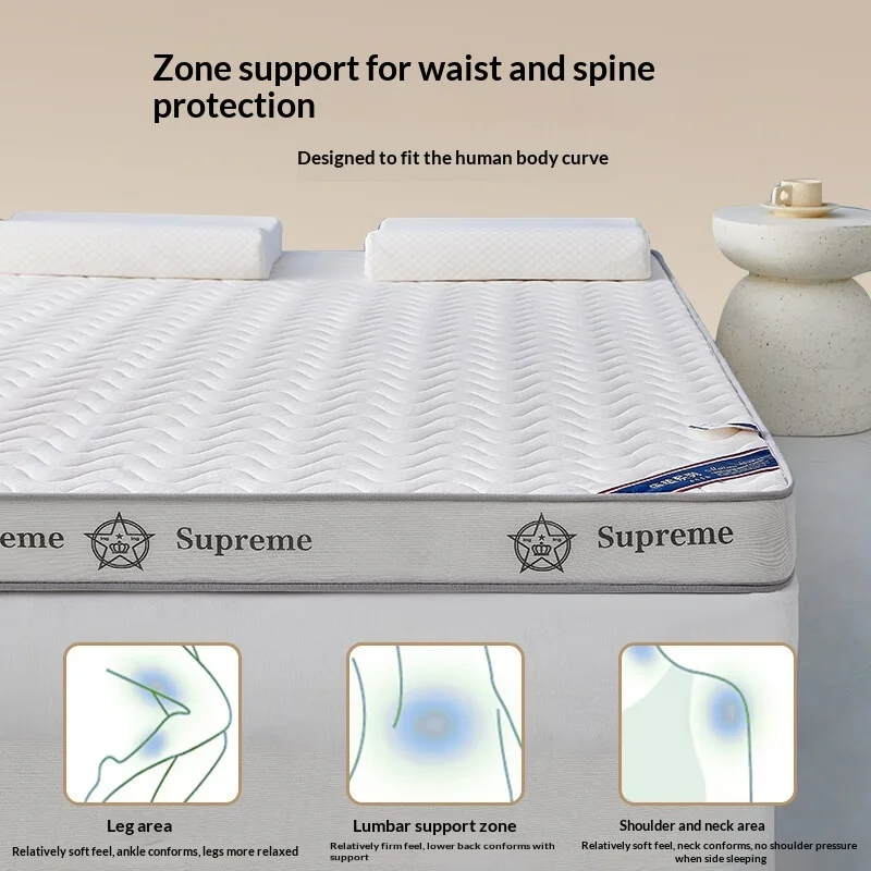 Thick Latex Memory Foam Mattress Pad Foldable Single Twin Student Dorm Tatami Soft Sponge Bed Topper Portable Bedroom Furniture image 2