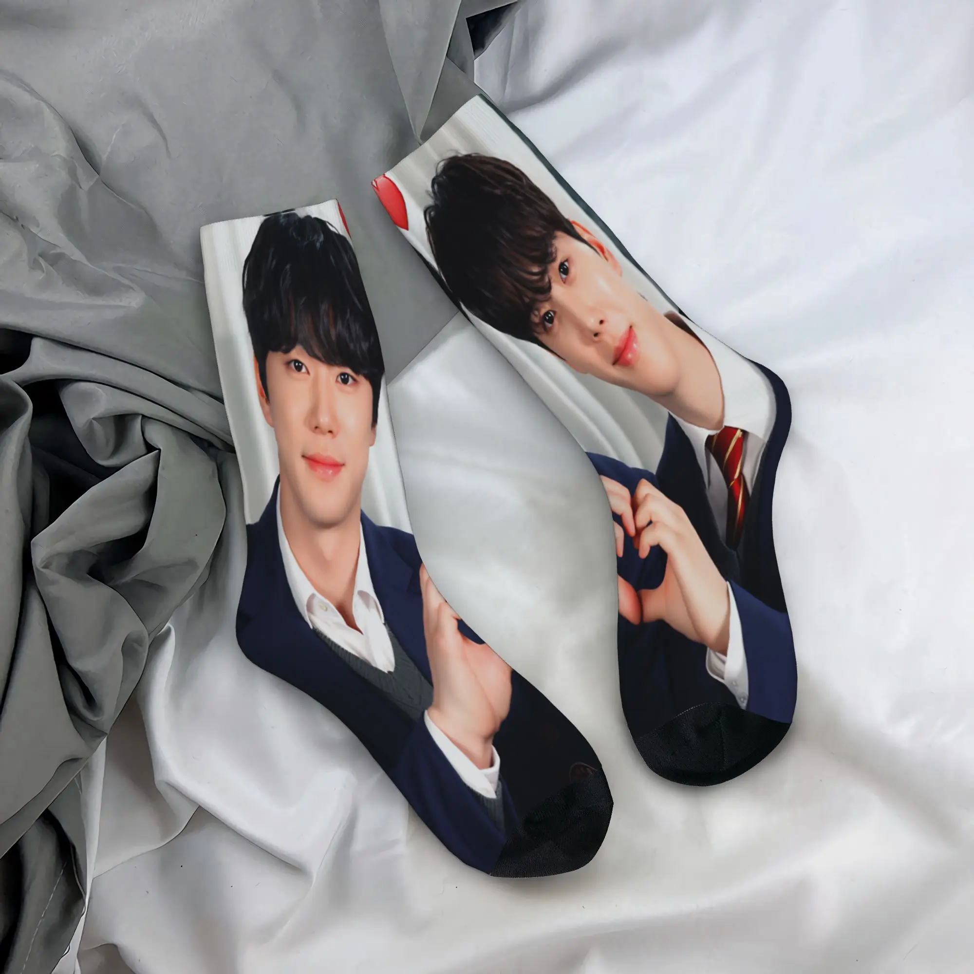 Kdrama Four Hands Two Sonatas Socks  Leisure Stockings Women Men High Quality Skateboard Socks Autumn Custom Anti Slip Socks