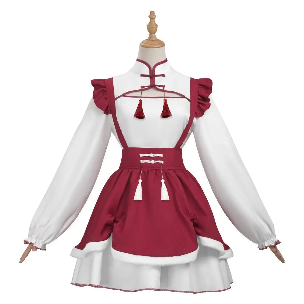 

Charming cute new Lolita maid skirt suit Japanese animation COS dress for women vestidos de mujer