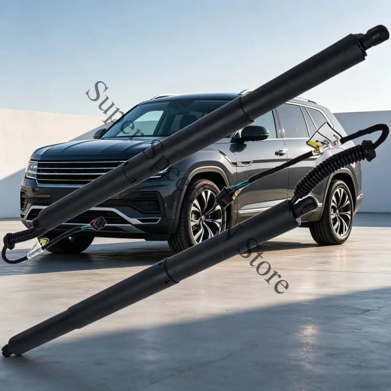 Power Lift Support Struts For 2016- Volvo V90 Heavy-Duty Electric Tailgate Struts 31385256 31385257, OEM-Grade Precision Matched