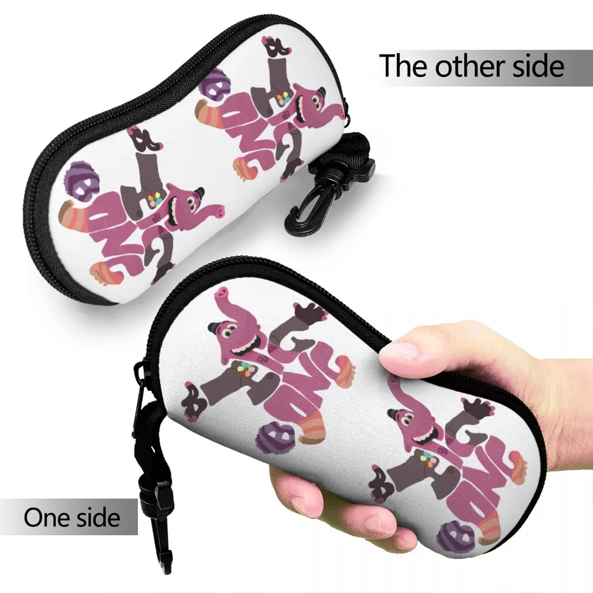 Inside Out Bing Bong Glasses Case Convenient Box Sunglasses Protector Small Eyewear Container