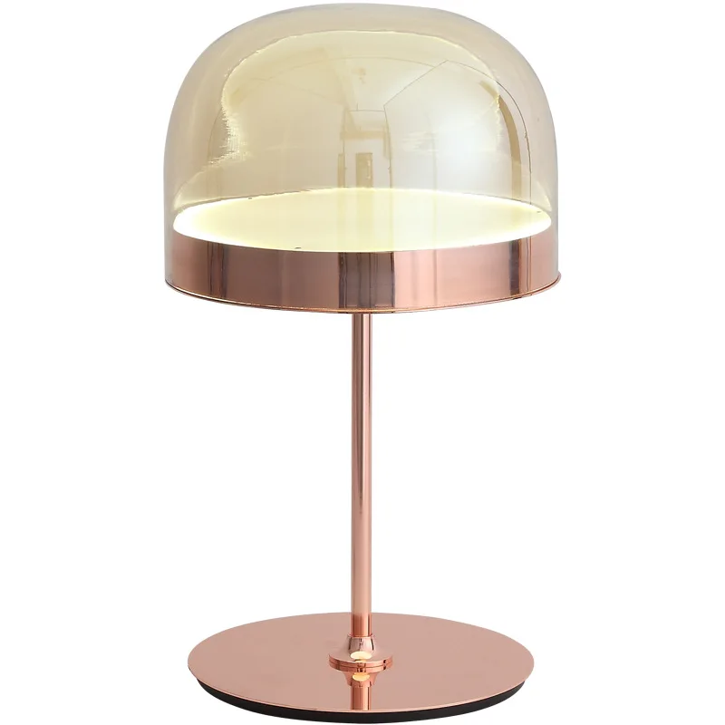 

Equator light luxury creative personality modern minimalist postmodern living room bedroom bedside glass table lamp Nordic