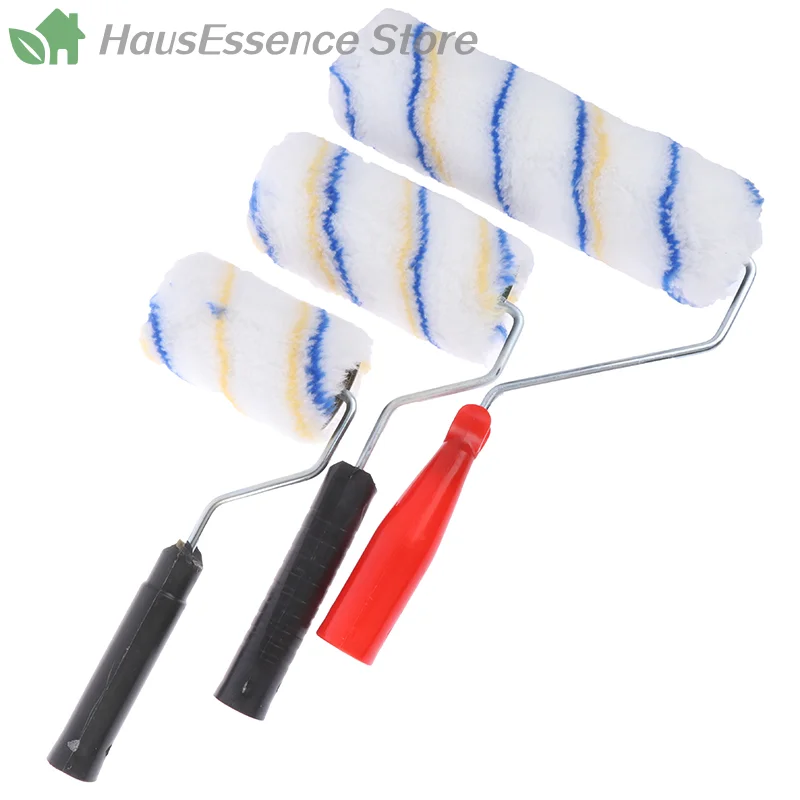 ※4” 6"9” Roller Brush Paint Roller Short Long Handle Brush Room Wall Painting - Ideal For Daily Use - Premium Q