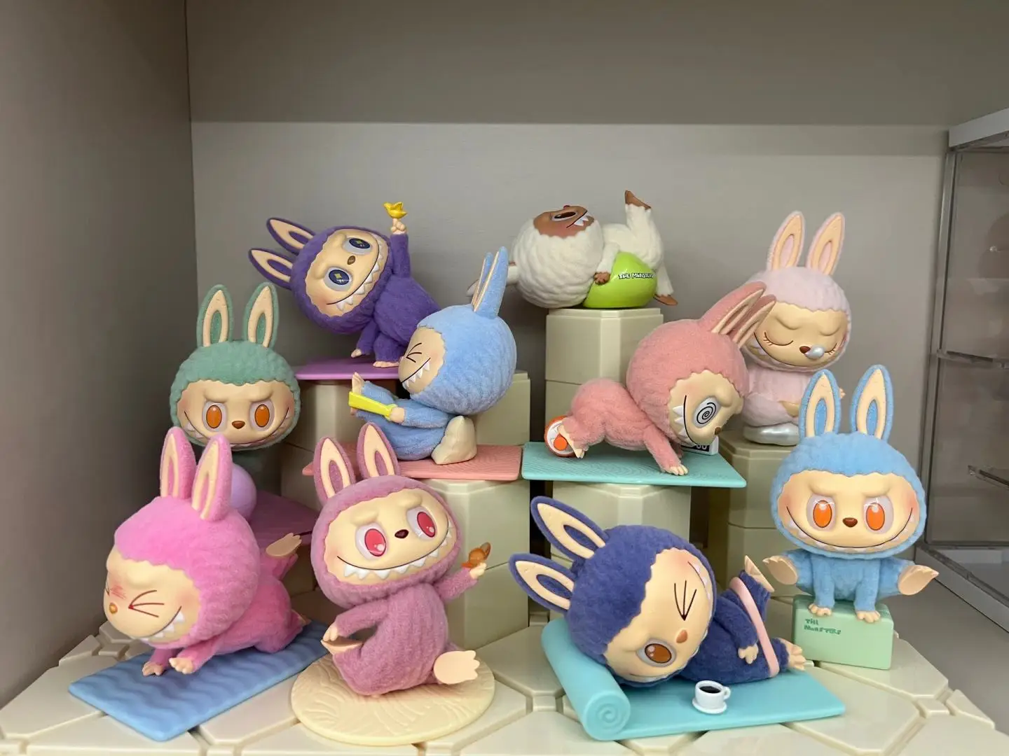 

THE MONSTERS Lazy Yoga Series Genuine Blind Box Toys Kawaii Anime Action Figure Caixa Caja Surprise Mystery Box Dolls Girls Gift