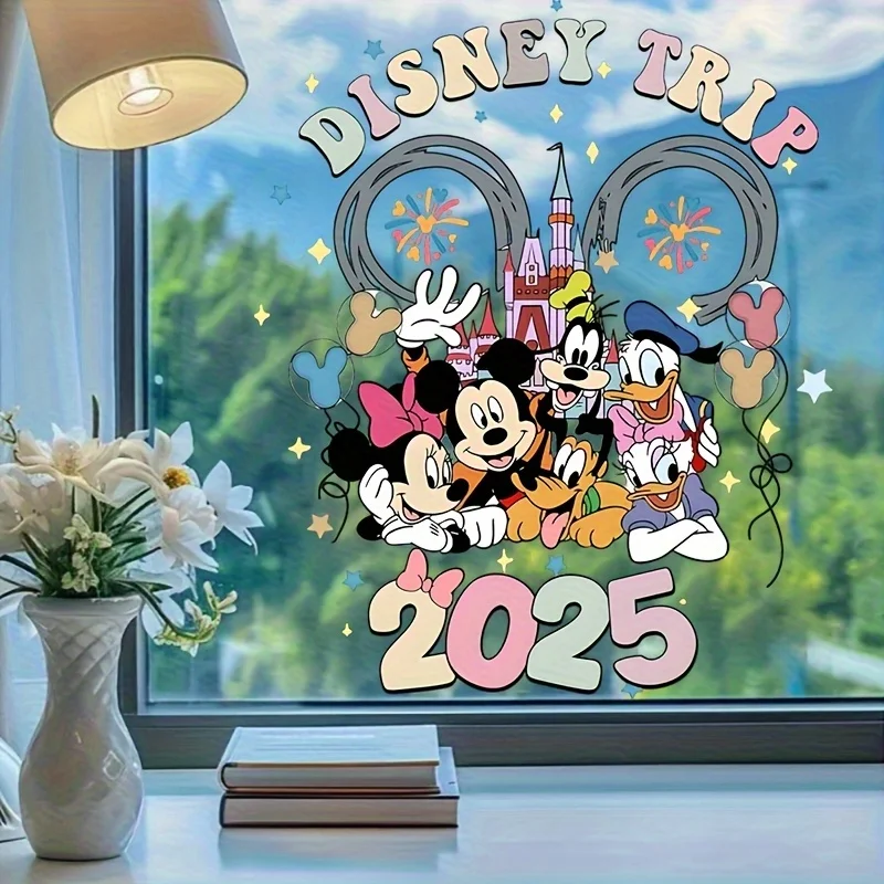 1 ملصق حائط ديزني - تصميم ميكي ماوس، ميني ماوس، جوفي وبلوتو للمغامرة، مثالي لتزيين المنزل أو المطبخ أو الحفلات #1