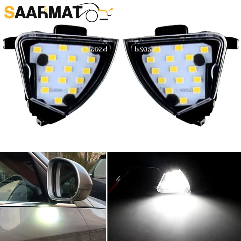 LED Side Rearview Mirror Floor Ground Lamp Puddle Welcome Light For VW GOLF 5 GTI V MK5 Jetta Passat B5.5 B6 Sharan Superb EOS