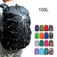 90L 100L Backpack Rain Cover Waterproof Rain Dust Hiking Camping Military Cover Portable 110L Big 90L Bags 120L Large Bag
