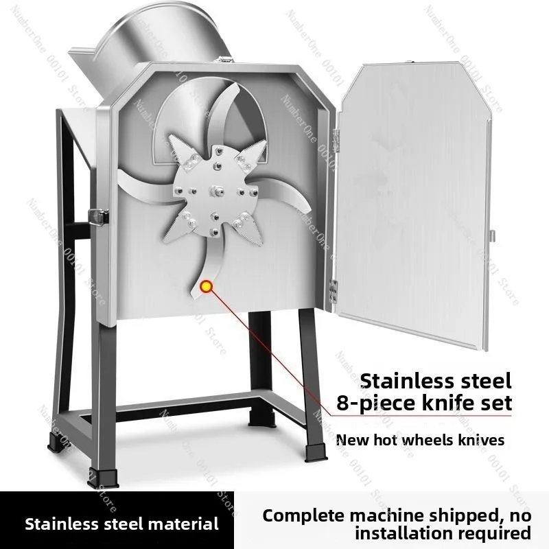 

Electric Grass Cutter & Crusher, Small Household Feed Machine for Cattle Sheep Chicken, Animal Feed Grinder Chopper
