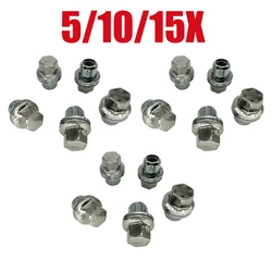 5/10/15PCS RRD500290 Stainless Steel Wheel Nut Cap For Land Rover Discovery 3 4 Range Rover L322 Sport 2004-2009