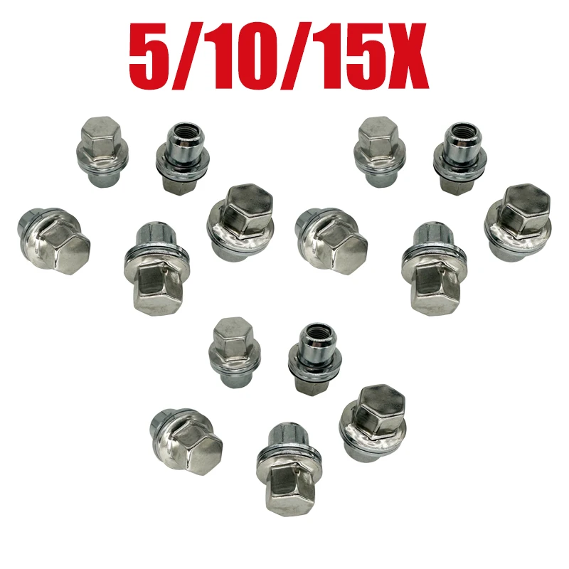 5/10/15PCS RRD500290 Stainless Steel Wheel Nut Cap For Land Rover Discovery 3 4 Range Rover L322 Sport 2004-2009