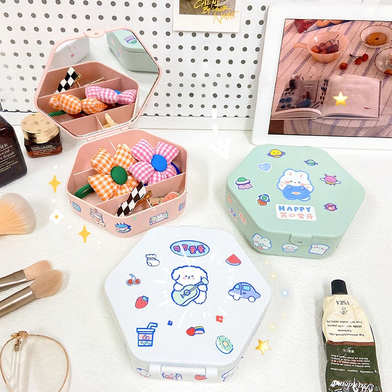 Kính Tráng Gương Trang Sức Hộp Bảo Quản Gương Trang Sức Người Tổ Chức Cho Cô Gái Người Phụ Nữ Tặng, Bông Tai Vòng Cổ Vòng Tay Trang Sức Hộp