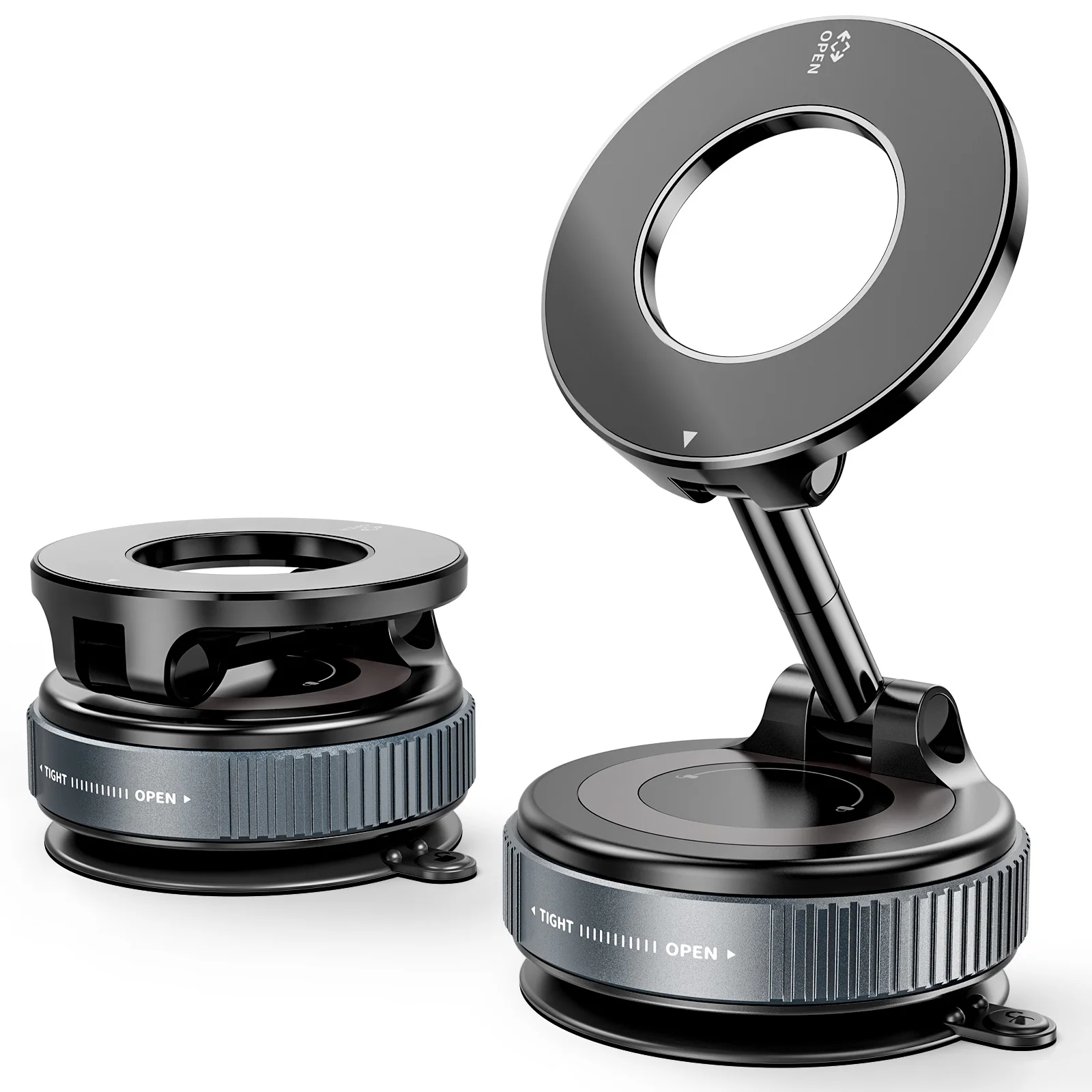 

Складное автомобильное крепление, электрический вакуумный магнитный держатель, сильная присоска, стойка для мобильного телефона для iphone 12, 13, 14, 15, 16, прямая трансляция