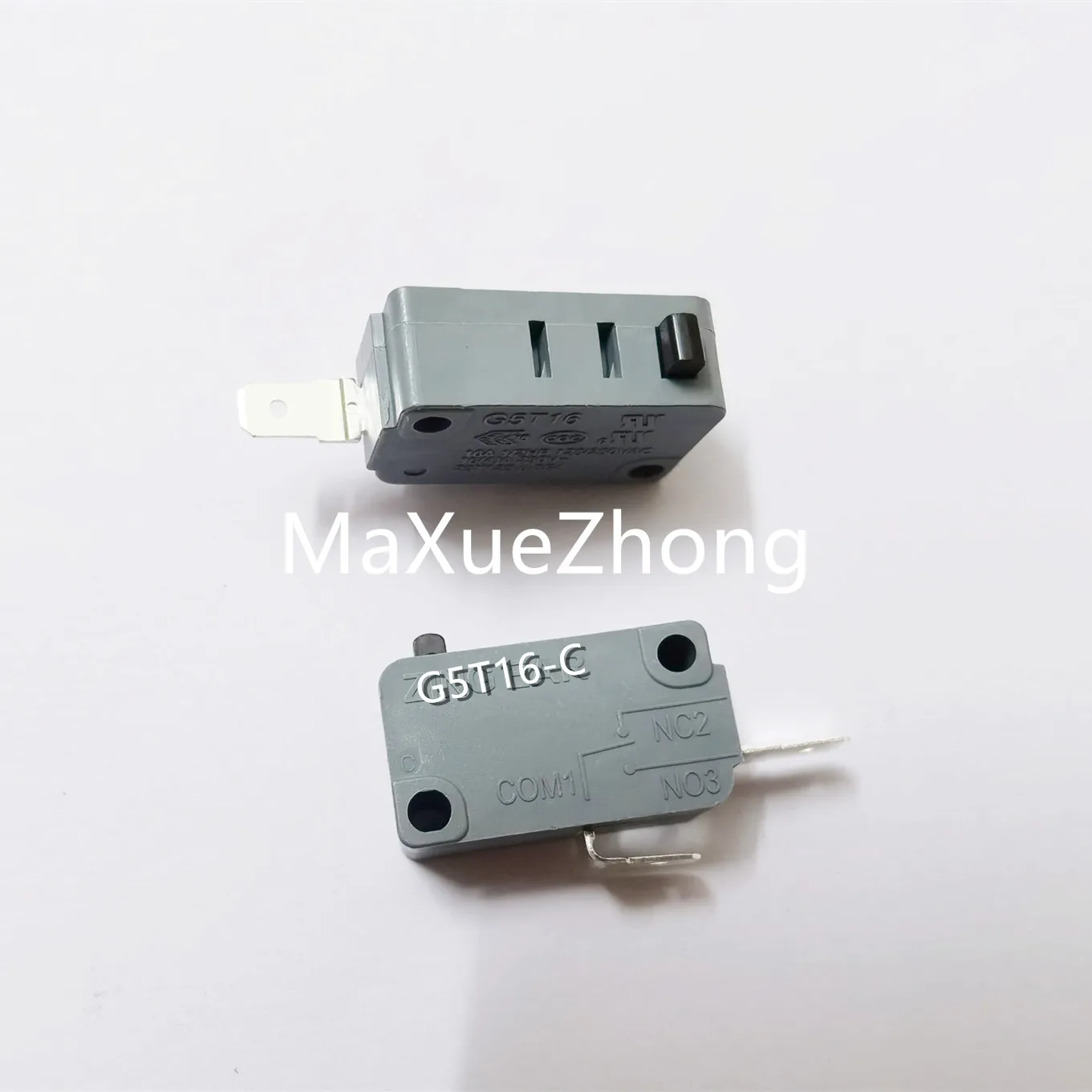 Original new 100% import G5T16-C 2pin open silver contact travel limit key micro switch 16A250V