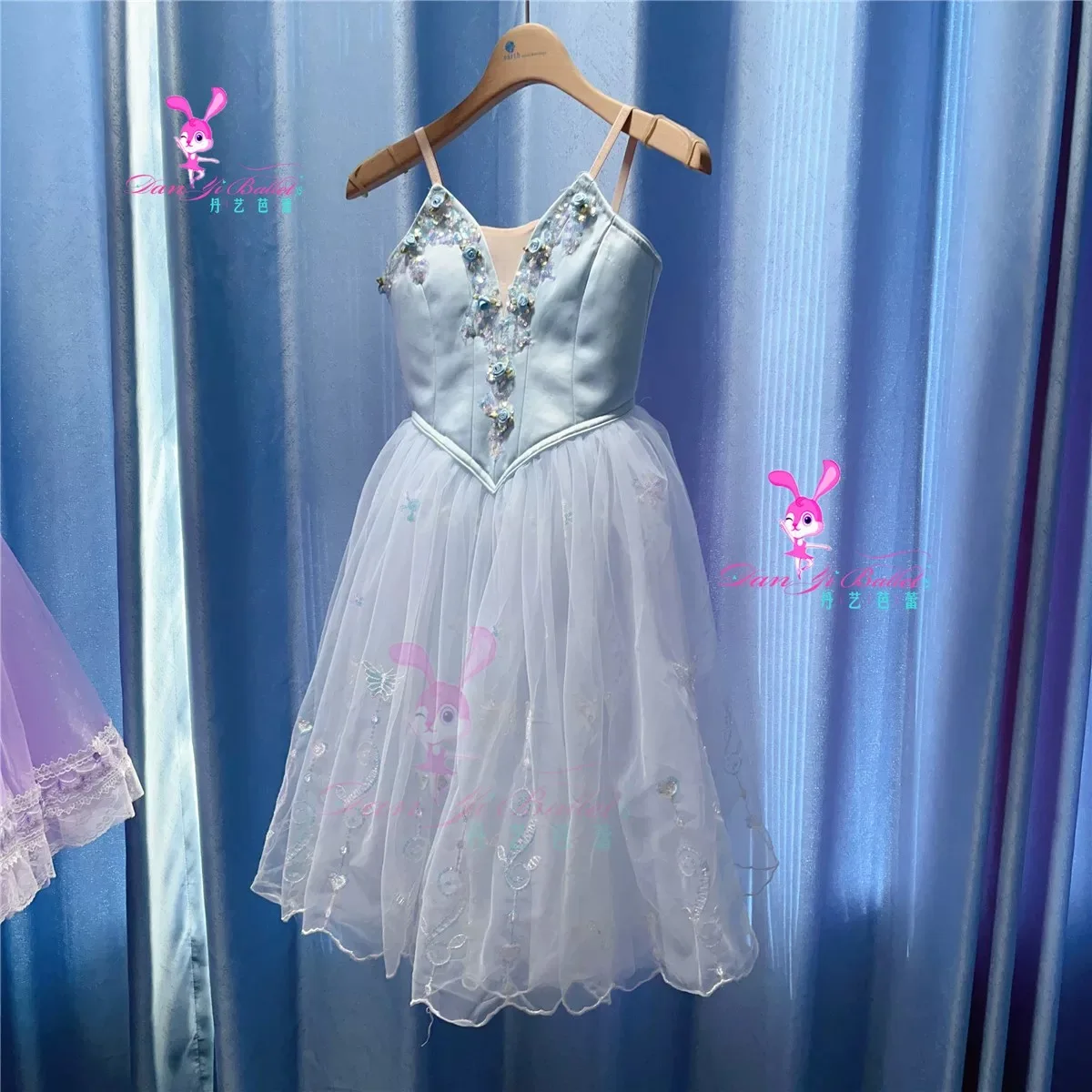 Danyi blue Gebelia children's ballet dress plate skirt tutu competition costume professional customization