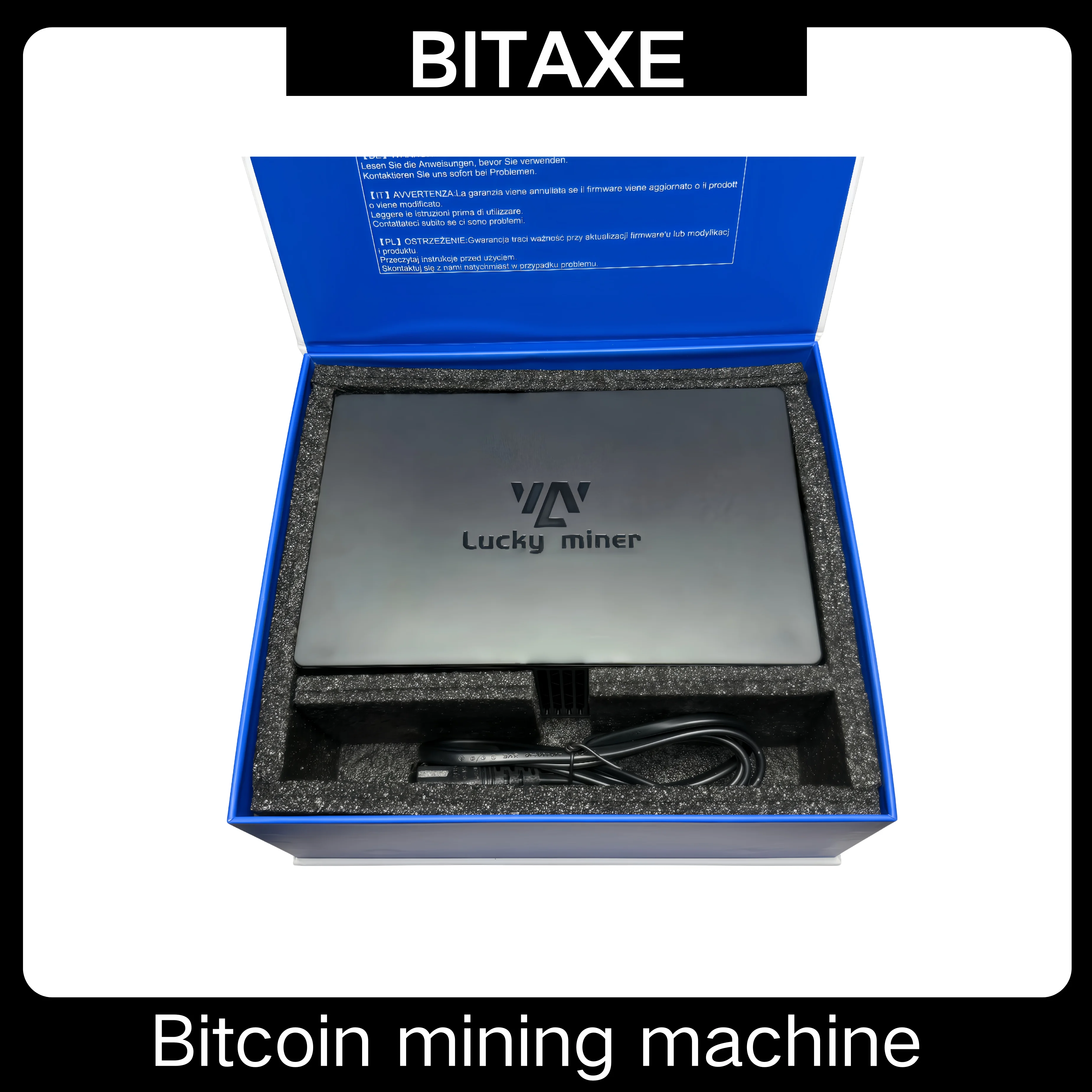 Lucky Miner Lv08 ASIC Miner-BTC-Specific Core Chip Low Power High Efficiency home miner Global In-Stock Fast Delivery