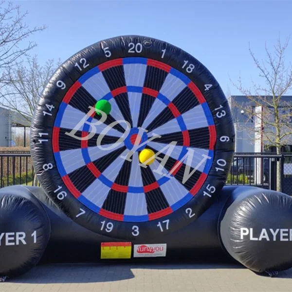 Round inflatable soccer dartboard/football dart board/human dart for sale