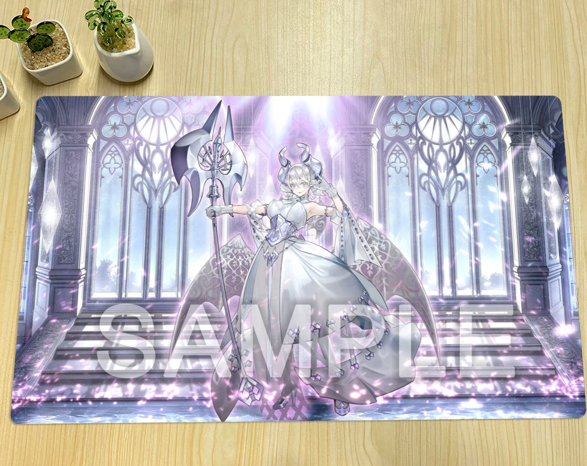 

YuGiOh Lovely Labrynth of The Silver Castle Playmat TCG Mat CCG Board Game Pad Trading Card Game Mat Rubber Mouse Pad Free Bag