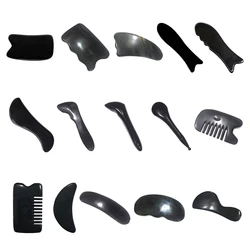 Wasserbüffel Horn Gua Sha Gesichts Tools Schaben Bord Gua Sha Massage Werkzeug Für Schaben Gesichts-Und Körper Haut