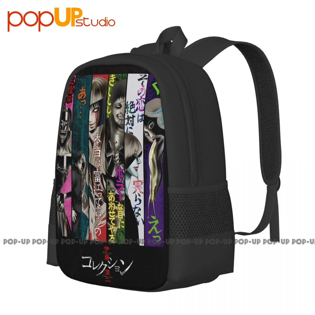 Junji-Ito Key Art Backpack Large Capacity School Portable Gym Tote Bag Bags For Travel