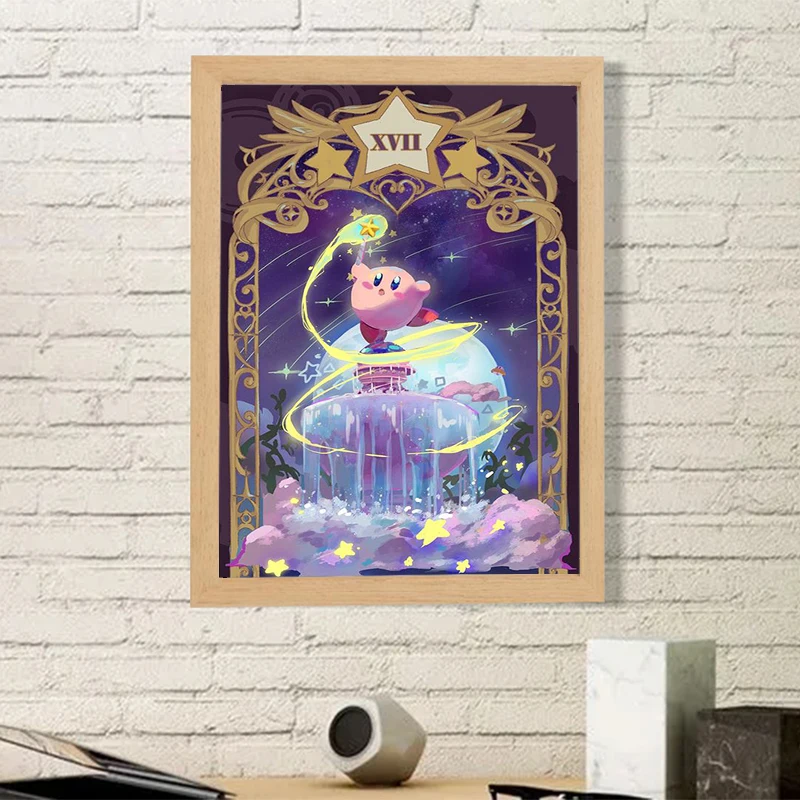 Cute K-Kirby Kawaii Room Decor Cartoon Decorative Painting Wall Decoration for Home Decorations Canvas Poster Art Posters Prints