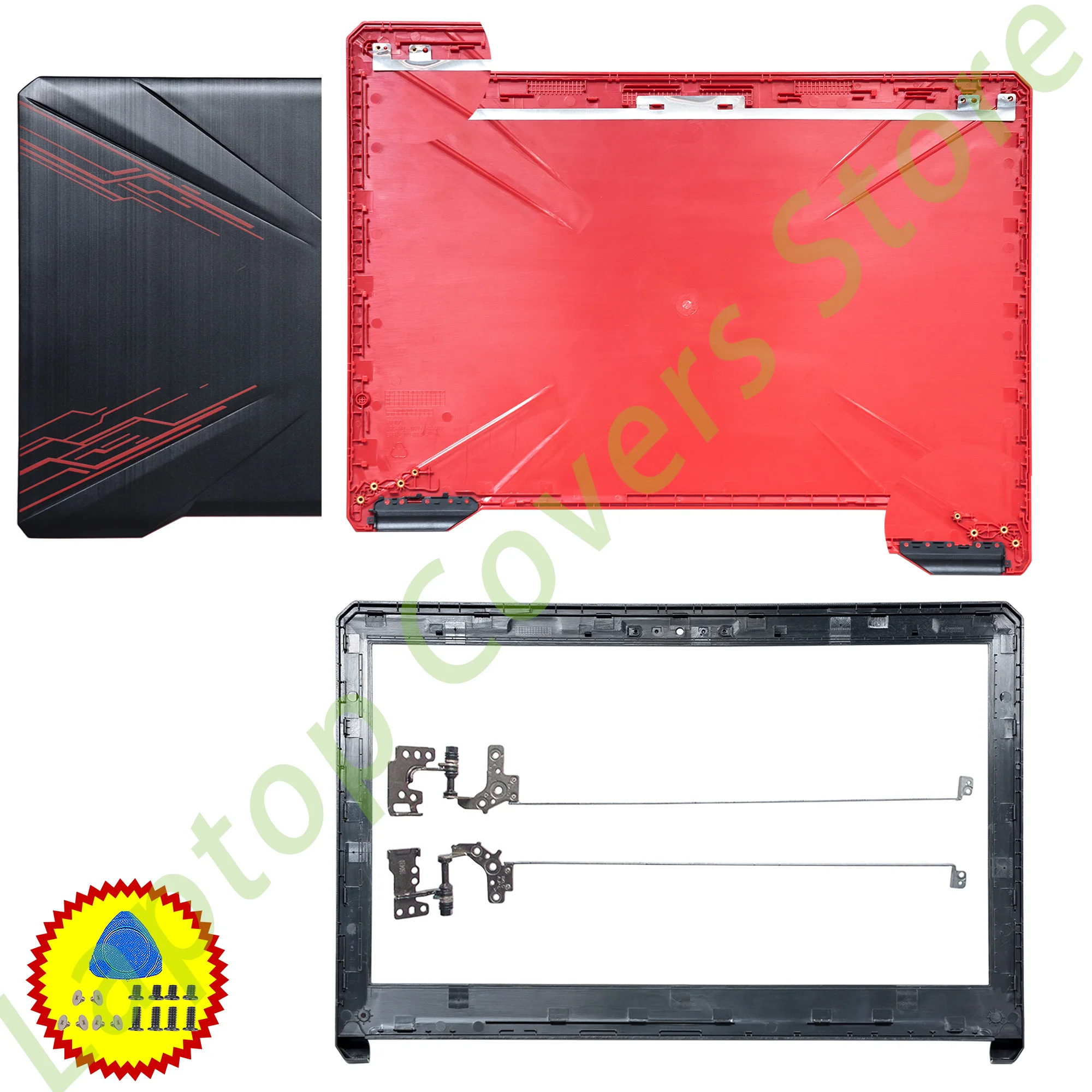 Funda para FX80 FX80G FX80GD FX504 FX504G FZ80 ZX80G nueva cubierta trasera LCD piezas de plástico reemplazar 15,6 pulgadas