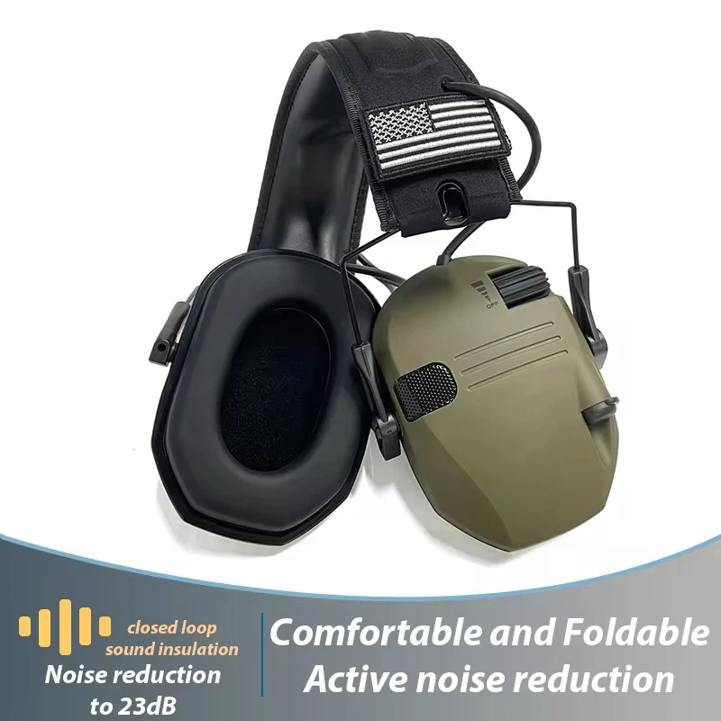 Electronic Shooting Earmuff WK Sport Anti-noise Ear Protector Sound Amplification Tactical Hear Protective Headset Headphone