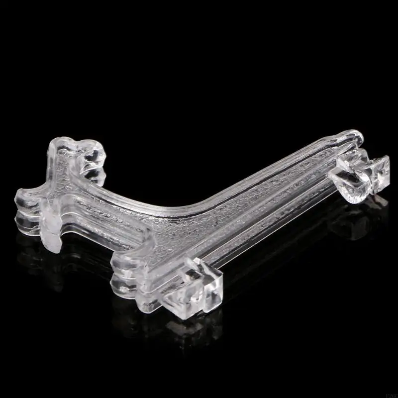 F26C Mini Plastic Coin Display Stand Stand Clear Small Carting Carting Competition Competition Competition