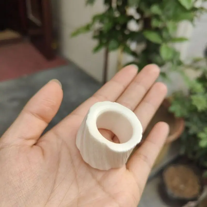 Natural , deer antler carved , men's jewelry, miscellaneous antique collectibles, vintage ring