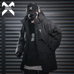 11 bybb's escuro 2024 inverno parkas jaqueta masculina quente função tática jaquetas de carga casacos acolchoados grosso com capuz parka techwear