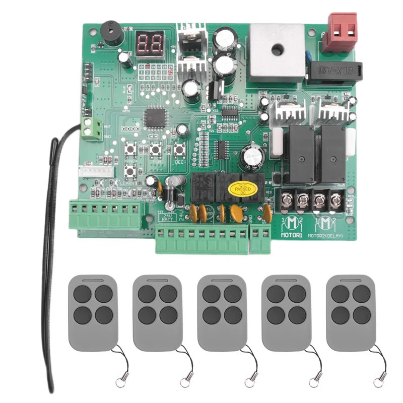 

B48A Door Control Motherboard DC 24V PCB Board 433.92Mhz Smart Control Center System For Garage Door Motor Panel