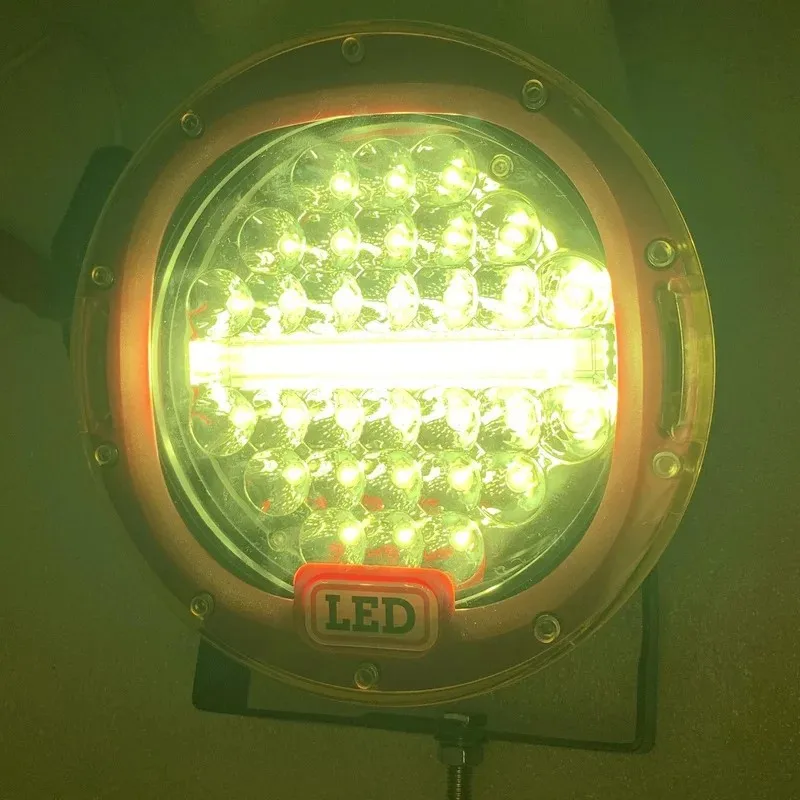 7 9 Inch Offroad Work LED Light PC Mask Protective Cover for 96W 185W 378W ARB 4x4 Off Road 12V Car Spotlight 24V Truck SUV Lamp view 2