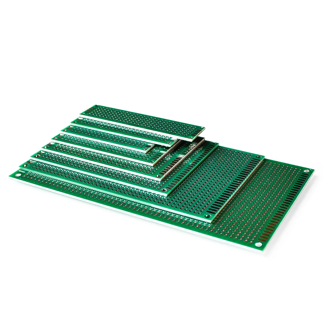 Double tinned thickness 1.6 high quality fiberglass tinjet experimental board PCB 2.54 pitch hole hole board