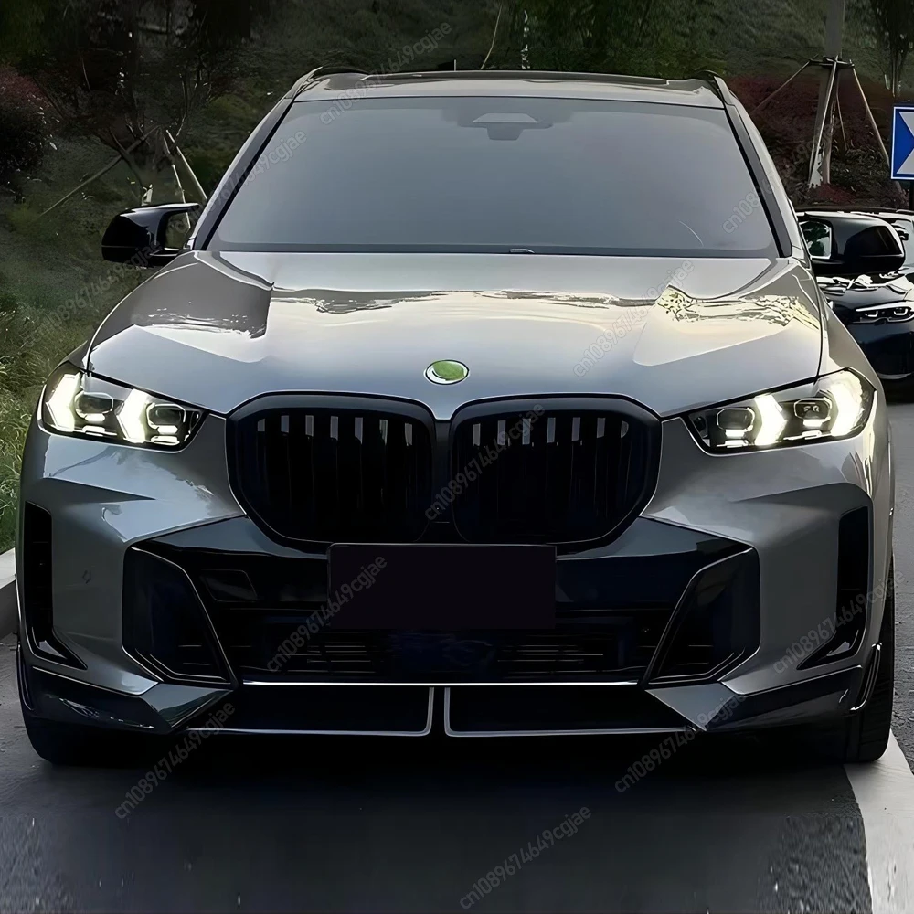 per-bmw-x5-g05-m-sport-lci-30d-40i-40d-50e-m60i-2023-2025-nero-tuning-4pcs-paraurti-anteriore-spoiler-lip-splitter-diffusore-body-kit